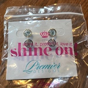 “Shine Bright”-gold/silver Post Earrings
